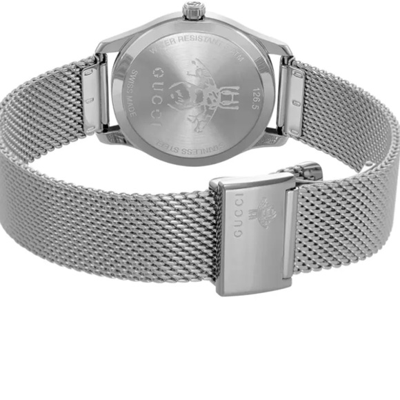Women’s Italian Gucci Mesh Watch - Picture 2 of 4